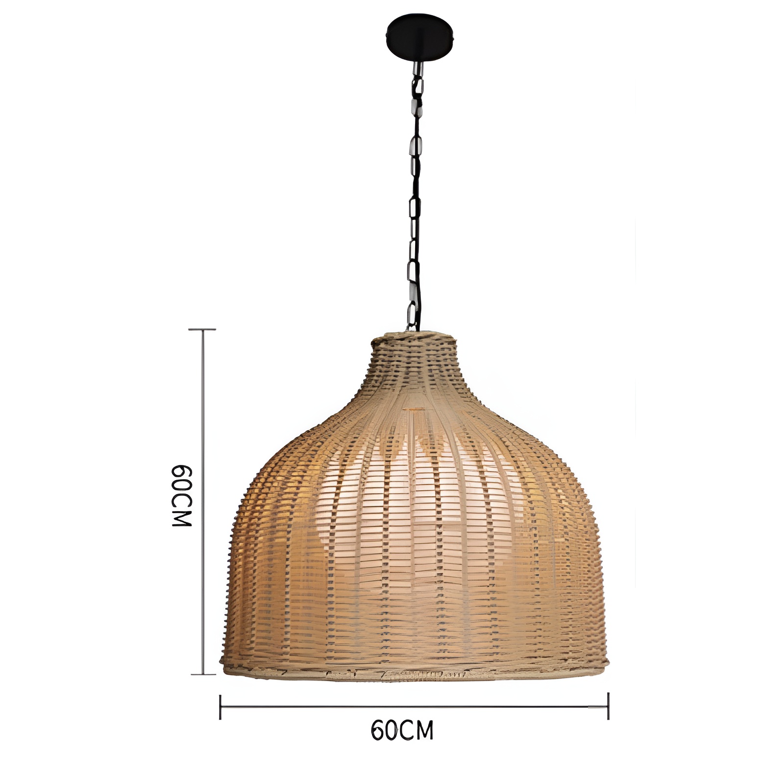 Đèn chùm đan mây decor hành lang mái hiên ZW7283 13