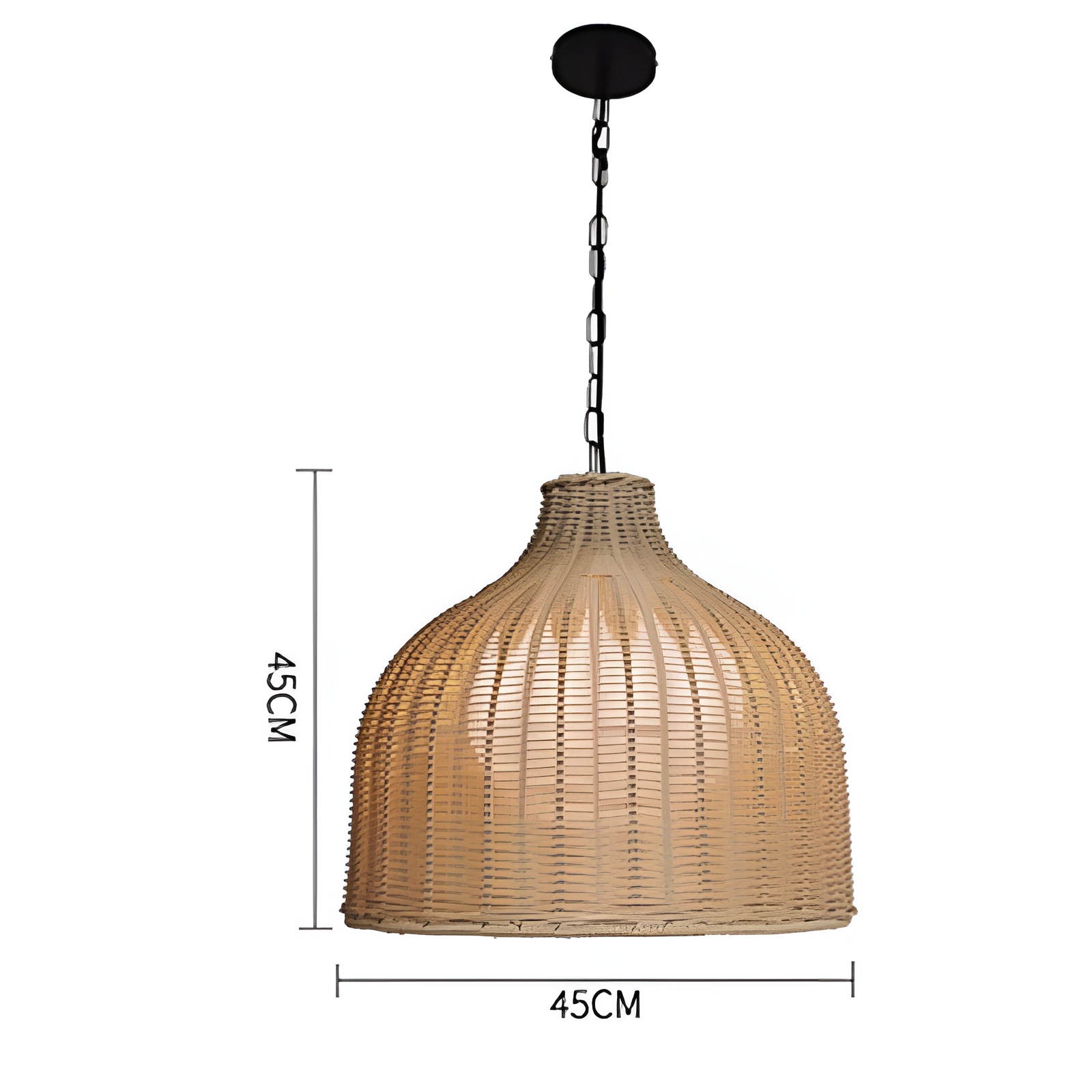 Đèn chùm đan mây decor hành lang mái hiên ZW7283 12