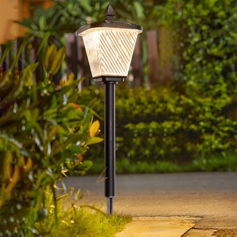 Đèn cột cắm cỏ lối đi năng lượng mặt trời YD6854 1