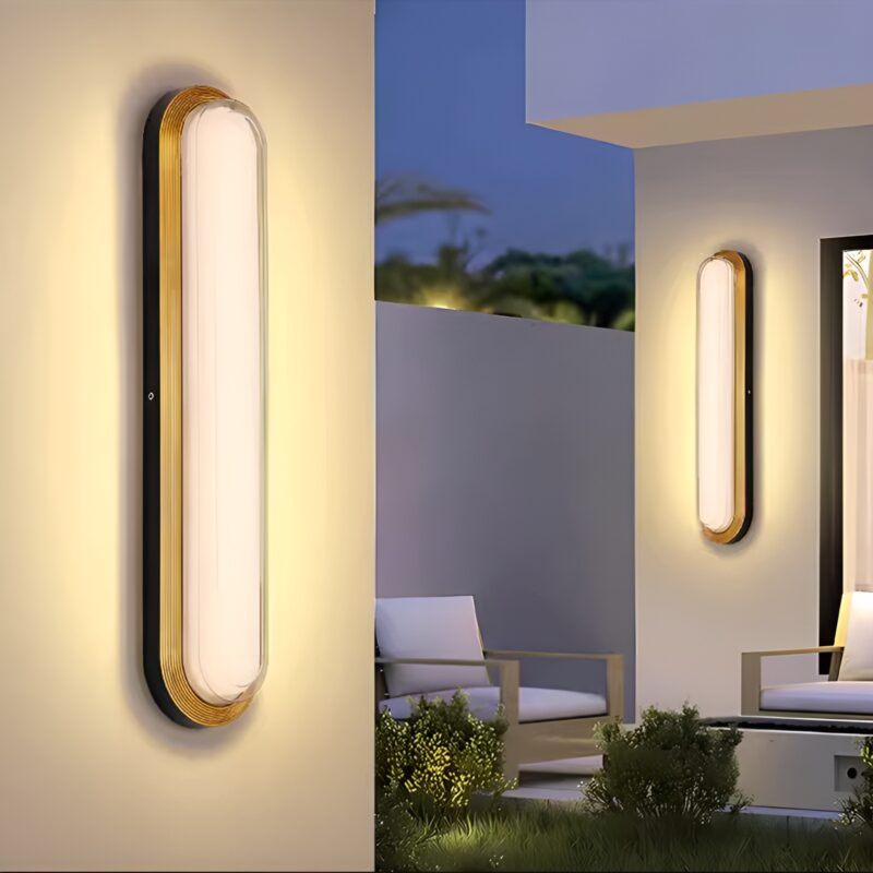 Đèn ốp tường biệt thự ngoài trời chống nước DL7299 1