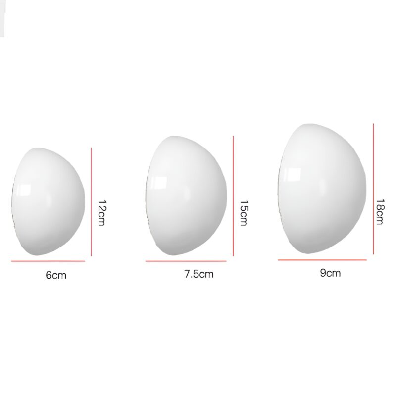 Đèn ốp tường thủy tinh hình bán cầu độc đáo F7292 4