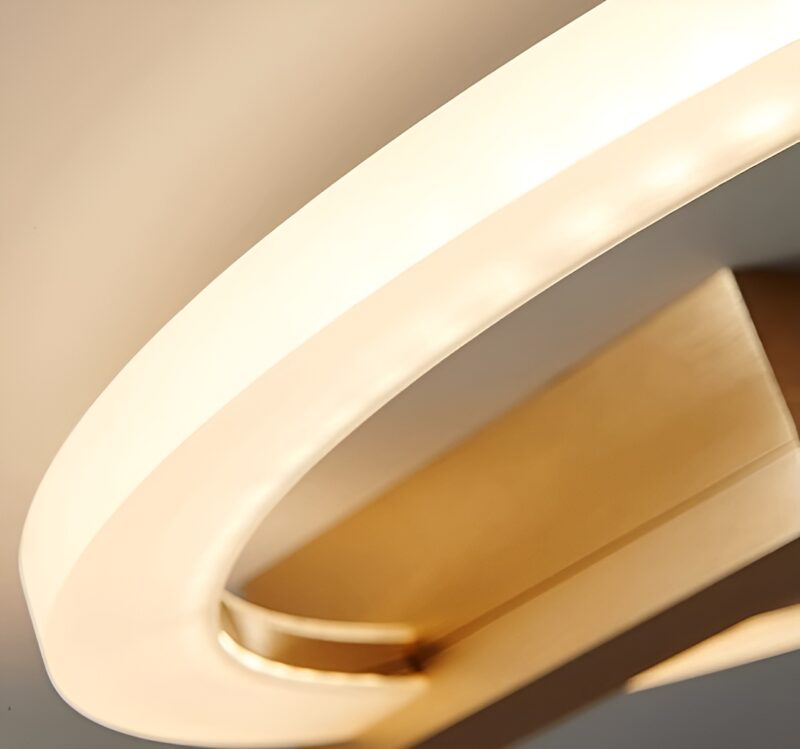 Đèn led tường mái hiên vòng tròn độc đáo F7220 4
