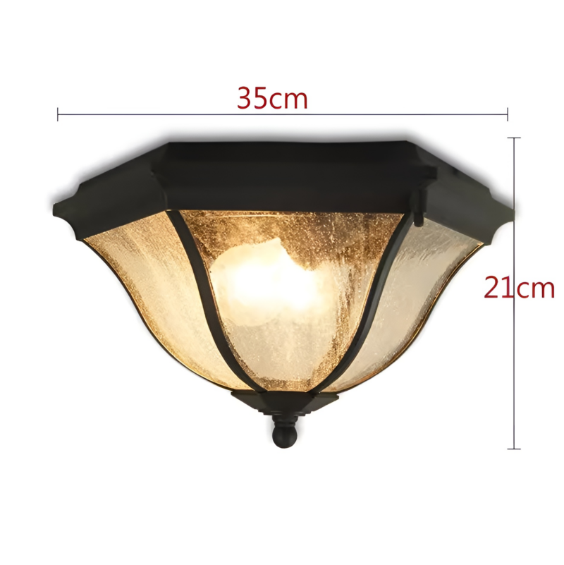 Đèn trần hình hoa nghệ thuật kiểu Châu Âu HS5615 4