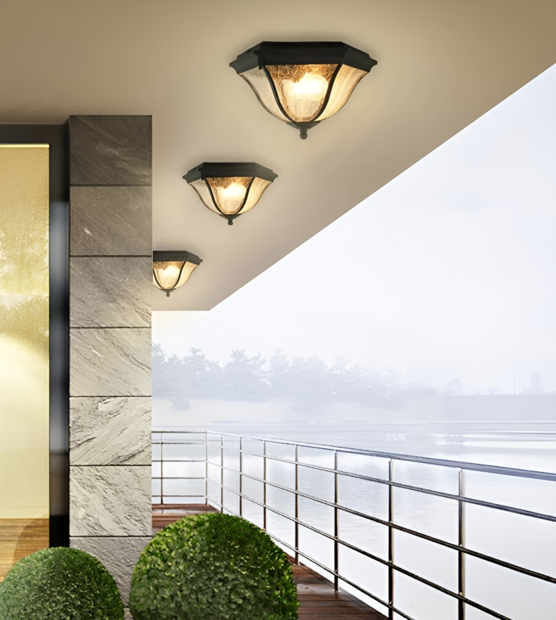 Đèn trần hình hoa nghệ thuật kiểu Châu Âu HS5615 2