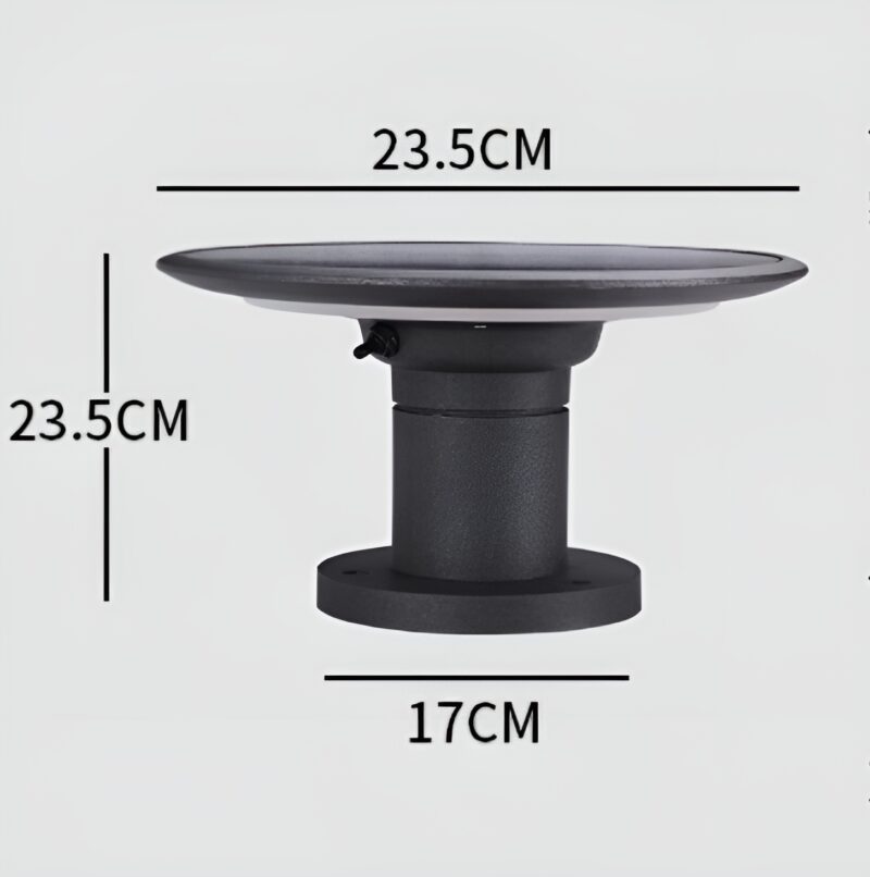 Đèn trụ cổng hiện đại năng lượng mặt trời YDX158 6
