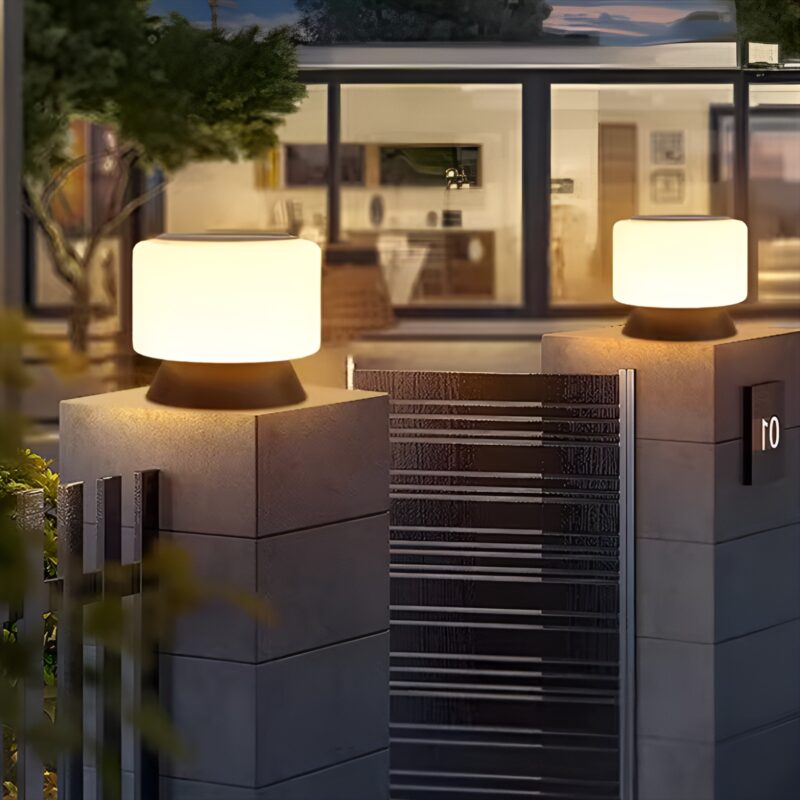 Đèn trụ cổng lối đi năng lượng mặt trời FG5221 3