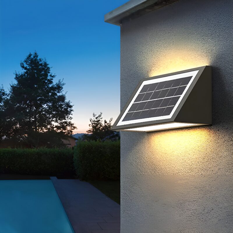 Đèn tường Inox chiếu sáng lối đi cầu thang F7309 1