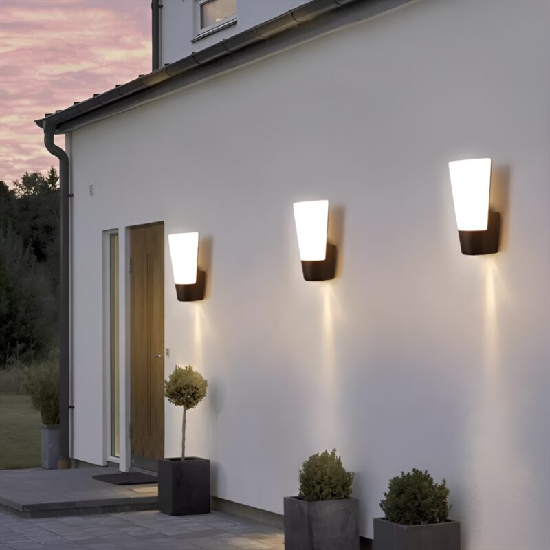 Đèn tường LED hắt sáng quan cảnh sân vườn JD7026 3