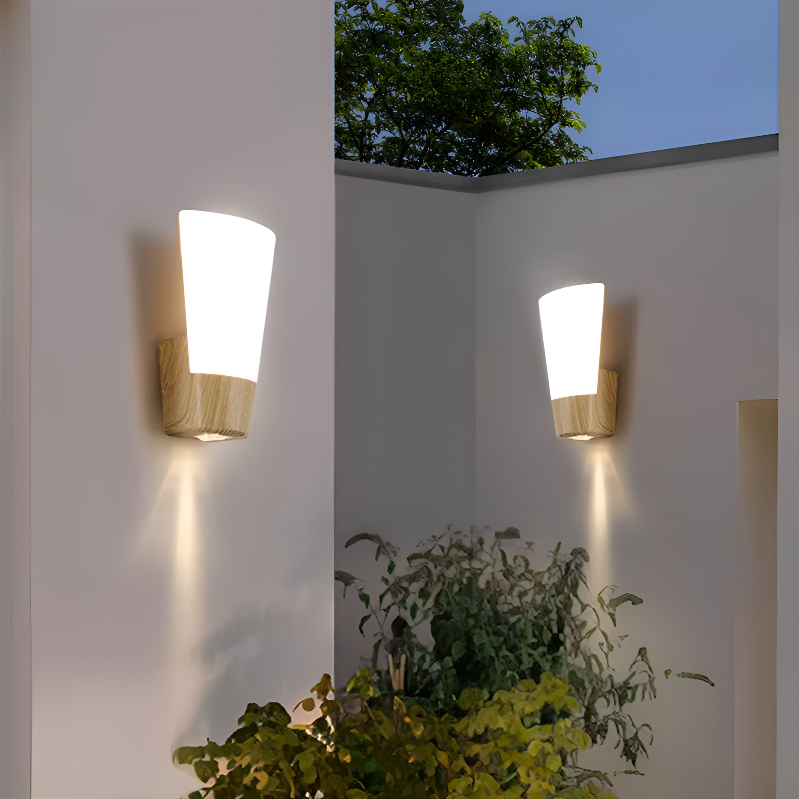 Đèn tường LED hắt sáng quan cảnh sân vườn JD7026 7