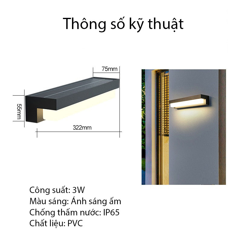 Đèn tường chiếu sáng ngoại thất GC2786 11