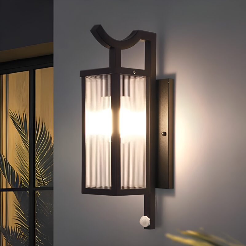 Đèn tường ngoài trời cảm biến tối giản hiện đại TY7312 1