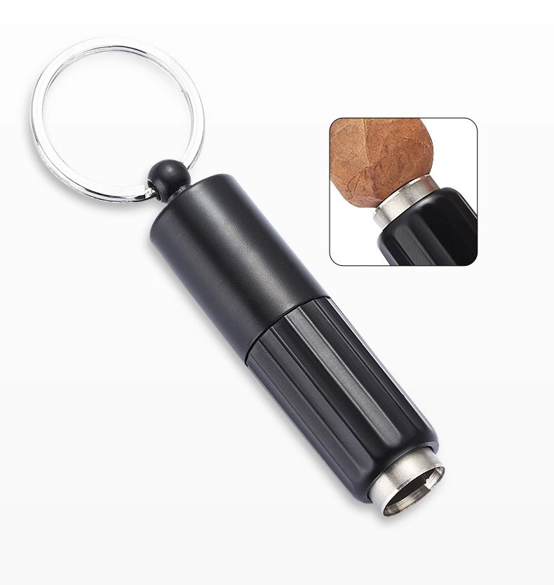 Đục cigar màu đen hai lưỡi móc khóa hiện đại EC98G 11