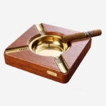 Gạt tàn cigar gỗ 4 điếu sáng tạo độc đáo CGL2210