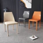 Ghế ăn bọc da phong cách Origami AAA010