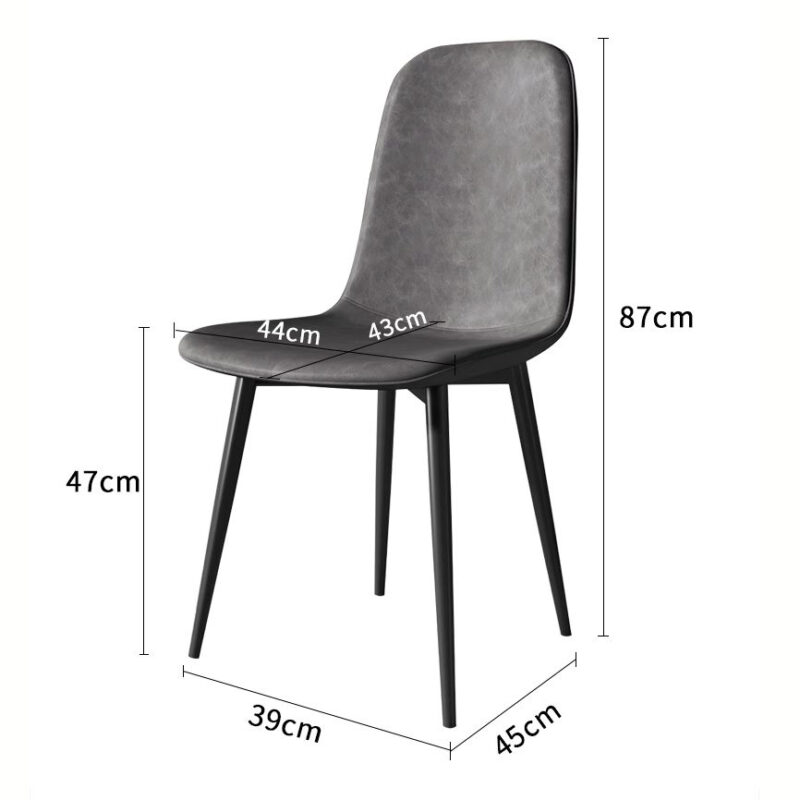Ghế ăn bọc da tối giản hiện đại JR02 9