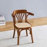 Ghế ăn khung gỗ cổ điển phối mây YIA76