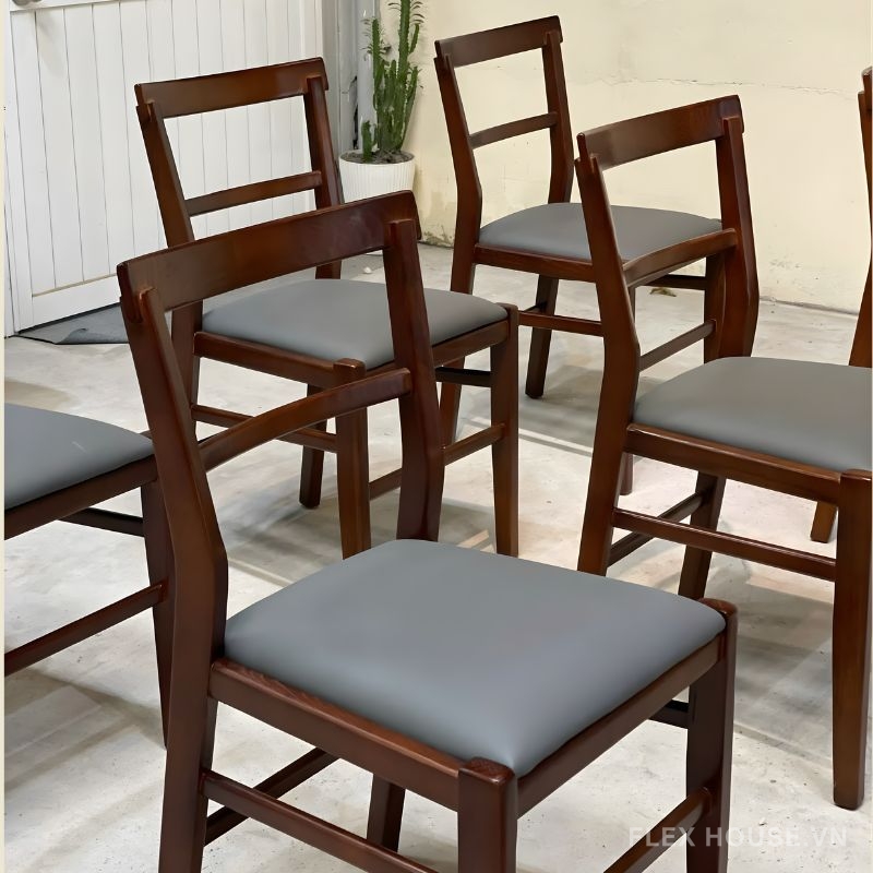 Ghế ăn khung gỗ phối vải tối giản Y9819 13 Ghế ăn khung gỗ phối vải tối giản Y9819 (3)