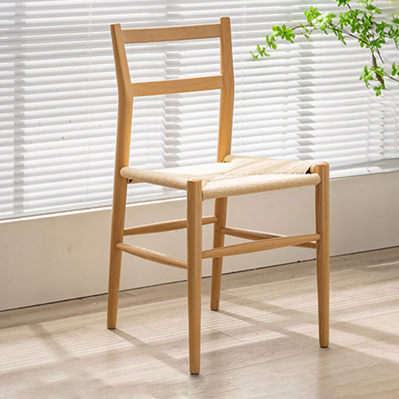 Ghế ăn khung gỗ phối vải tối giản Y9819 11