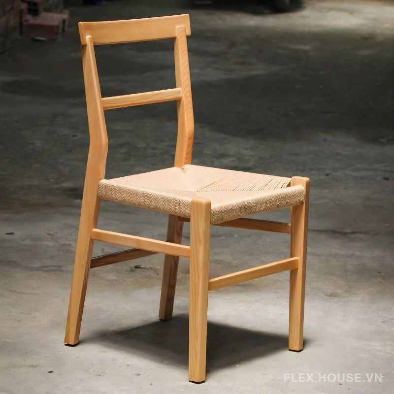 Ghế ăn khung gỗ phối vải tối giản Y9819 11 Ghế ăn khung gỗ phối vải tối giản Y9819