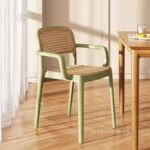 Ghế ăn khung nhựa giả mây tối giản AA648