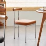 Ghế ăn lưng cong tối giản kiểu Pháp CS2330