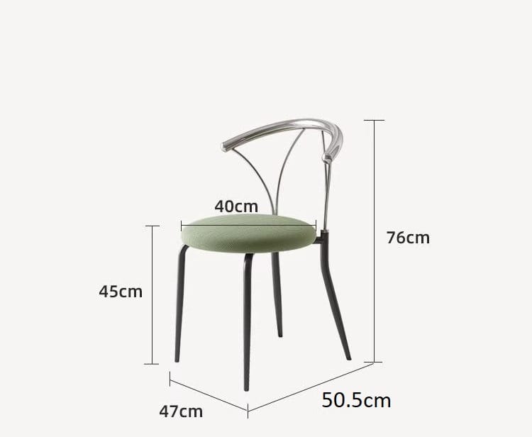 Ghế ăn tựa lưng cong phong cách trung cổ ACL001 13