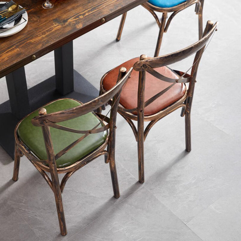 Ghế ăn tựa lưng kiểu dáng hoàng gia VJ6678 3