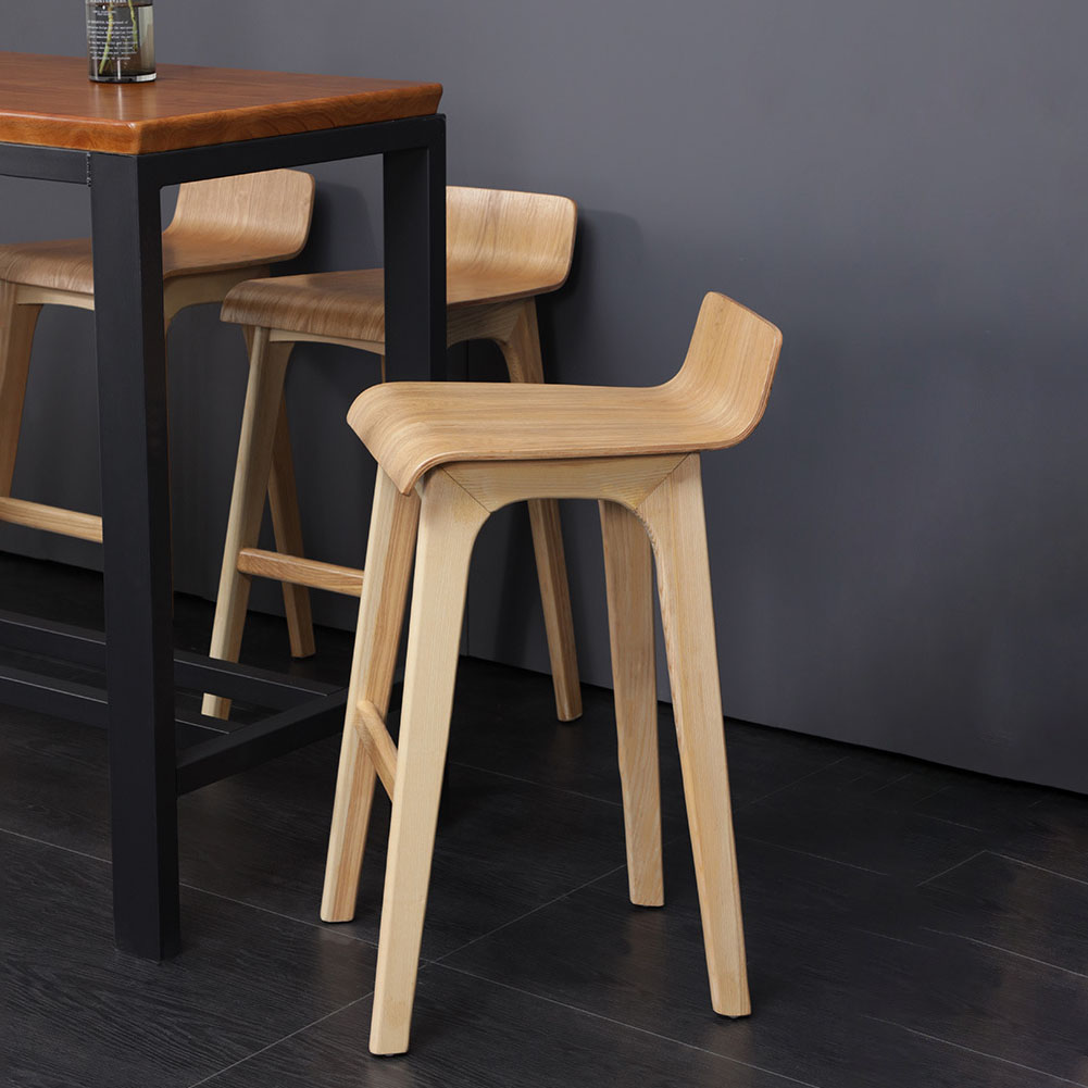 Ghế bar gỗ tần bì tối giản hiện đại AA010 12