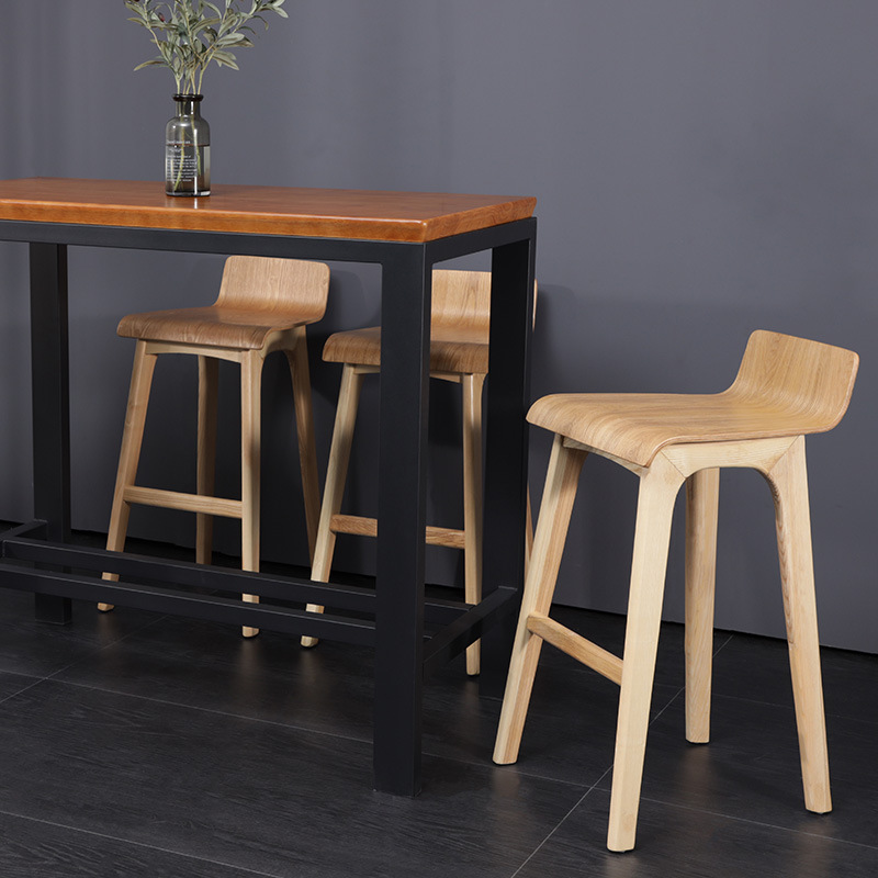 Ghế bar gỗ tần bì tối giản hiện đại AA010 10