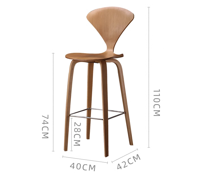 Ghế quầy bar khung gỗ Cherner Chair OT4380 10
