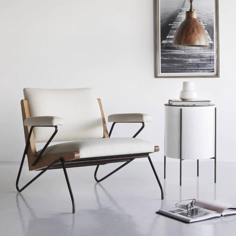 Ghế sofa thư giãn phối gỗ kiểu Pháp AS223 9