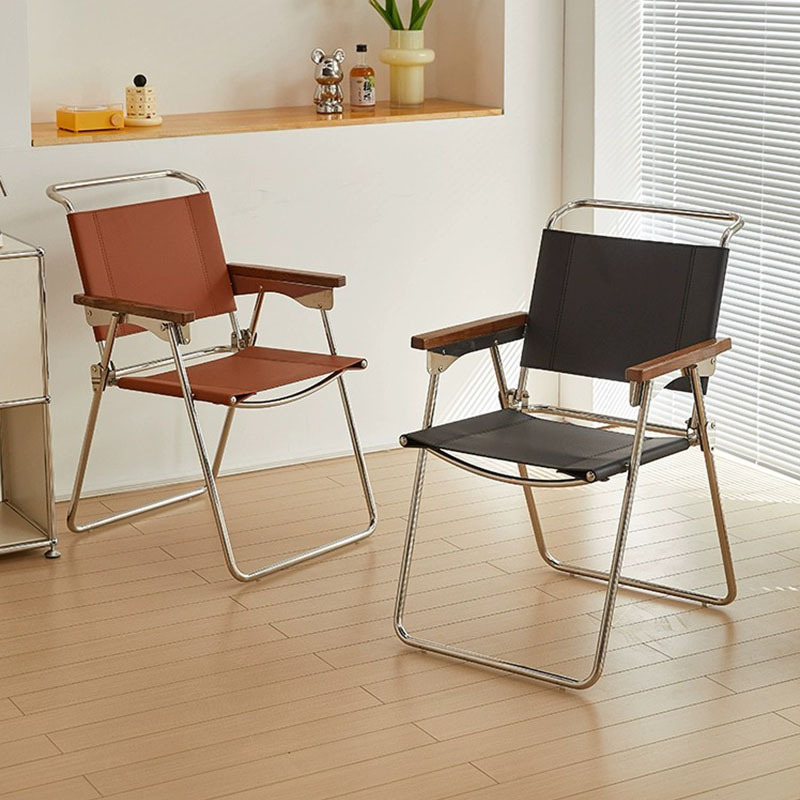 Ghế cafe uống trà đệm da xếp gọn tiện lợi ZI4658
