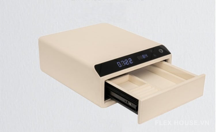 Hộp an toàn mật mã kết hợp vân tay 1 ngăn JB8488-A 6