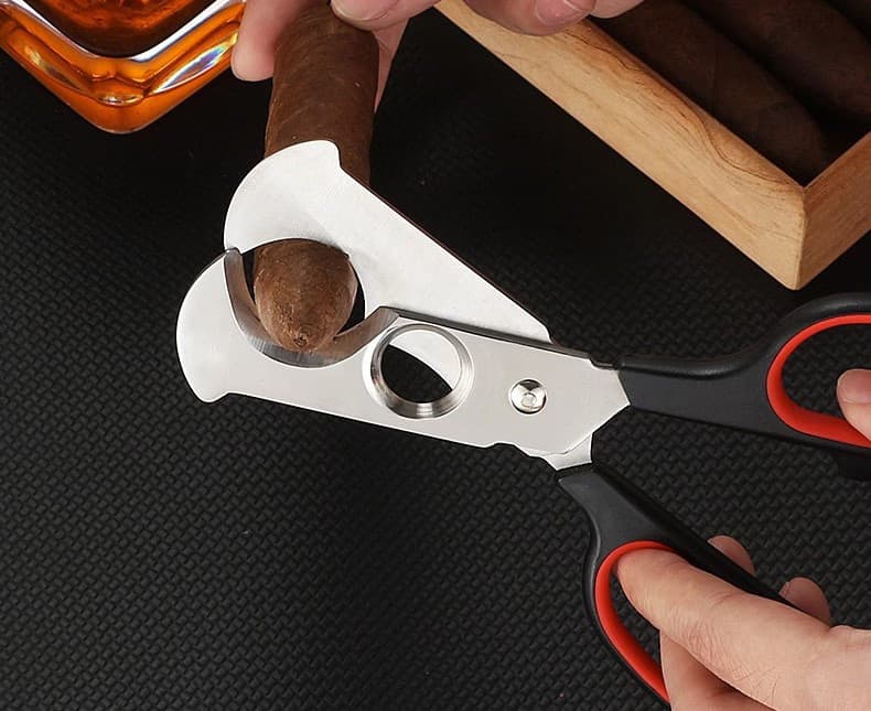 Kéo cắt kèm khoan đục Cigar inox cao cấp EC16 6