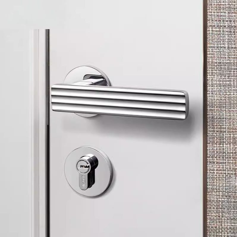 Khóa cửa tay gạt hình sóng đơn giản hiện đại C213 10