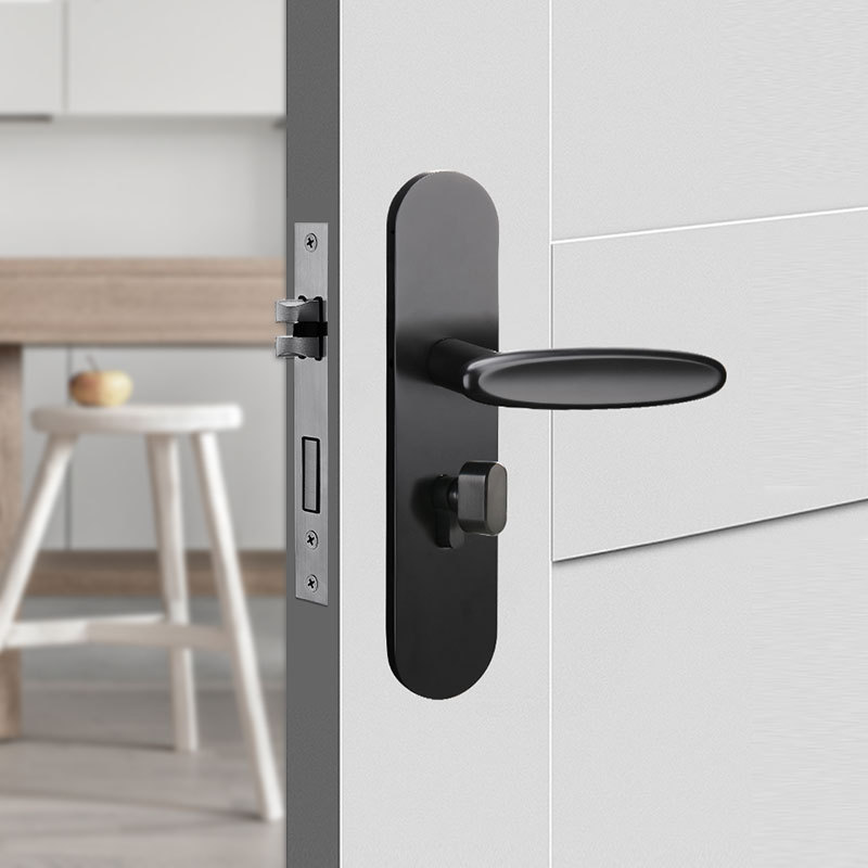 Khóa tay gạt hợp kim kẽm tối giản sang trọng LD7058 5