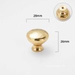 Núm tay nắm tủ bằng đồng vàng ánh Bắc Âu CTCW001-7
