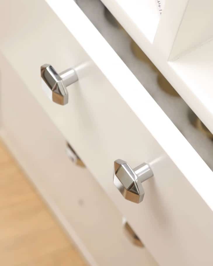 Núm tay nắm tủ đồng hình khối đa diện kiểu Pháp BT7346 13