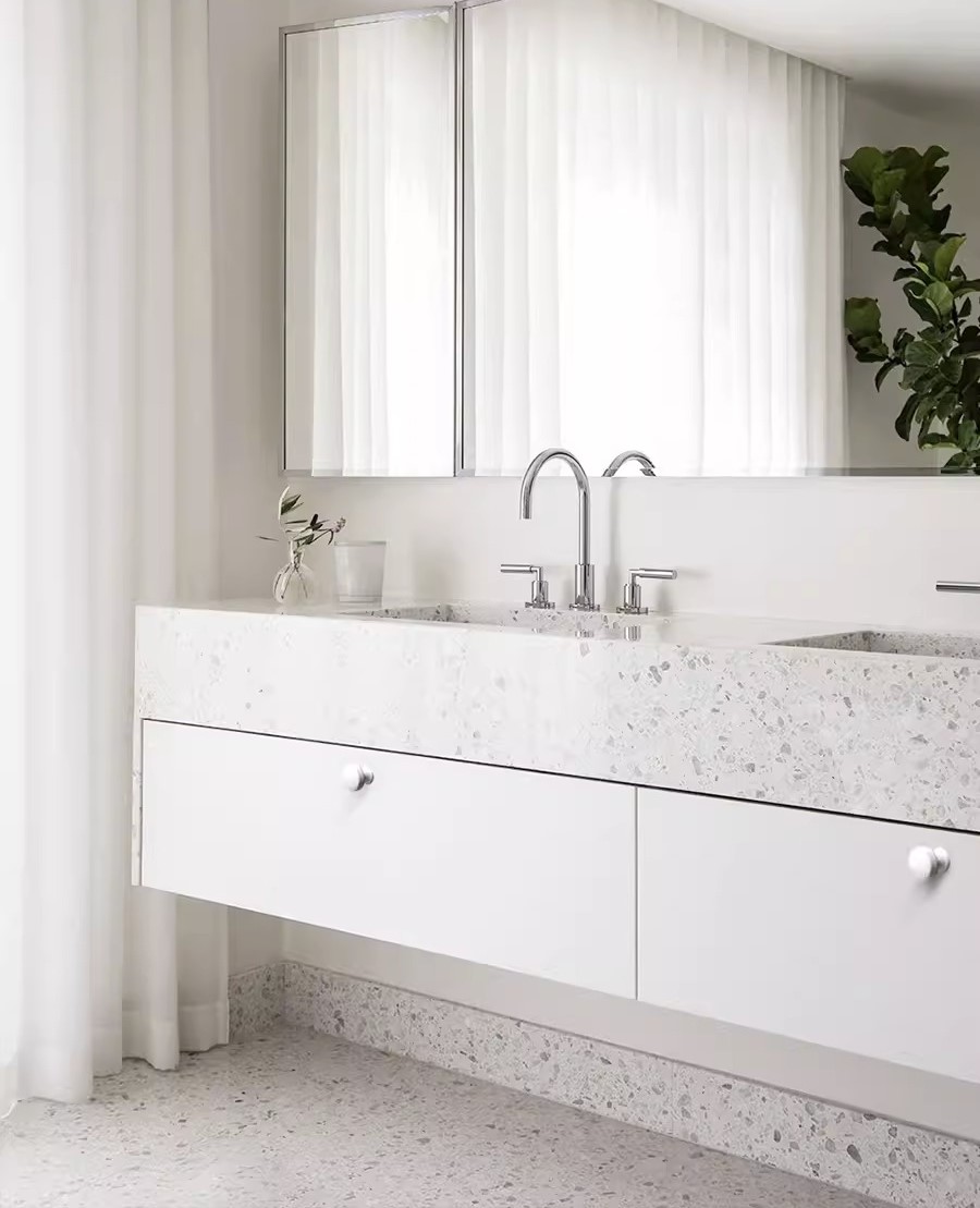 Núm tay nắm tủ hợp kim nhôm màu trắng hiện đại XL6450 8