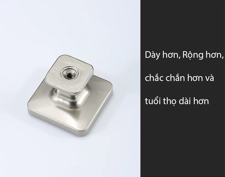 Núm tay nắm tủ vuông hợp kim kẽm hiện đại JZ6660 14