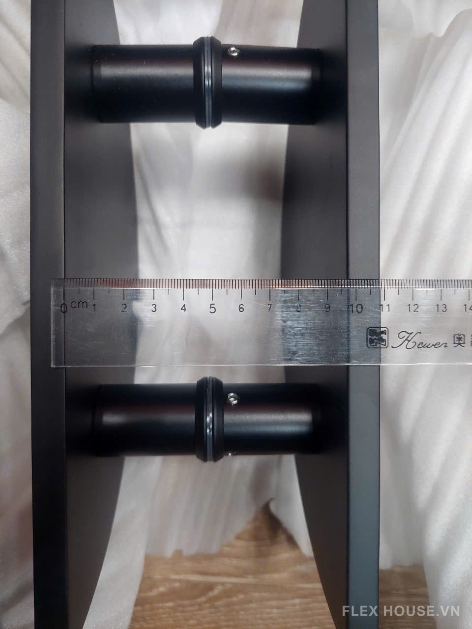 Tay nắm cửa kính bán nguyệt hợp kim nhôm ZM7170 16