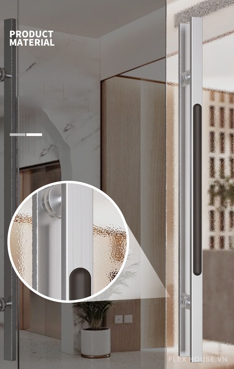 Tay nắm inox kết hợp khung gỗ cao cấp DOR2979 2 Tay nắm inox kết hợp khung gỗ cao cấp DOR2979 8