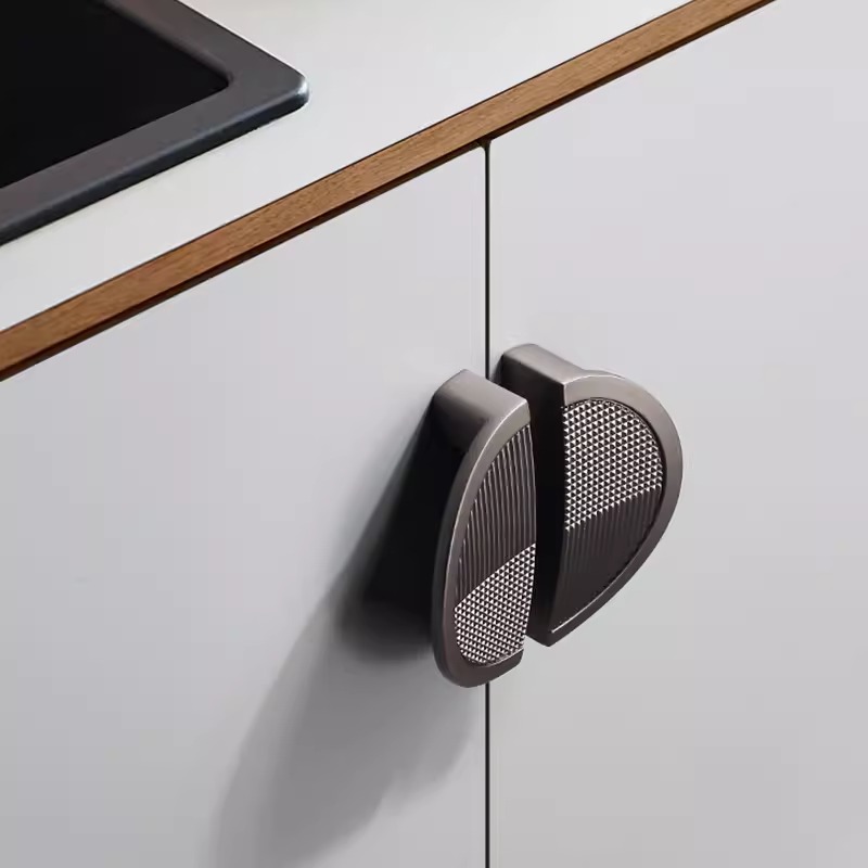 Tay nắm ngăn kéo tủ bán nguyệt hiện đại JZ3197 6