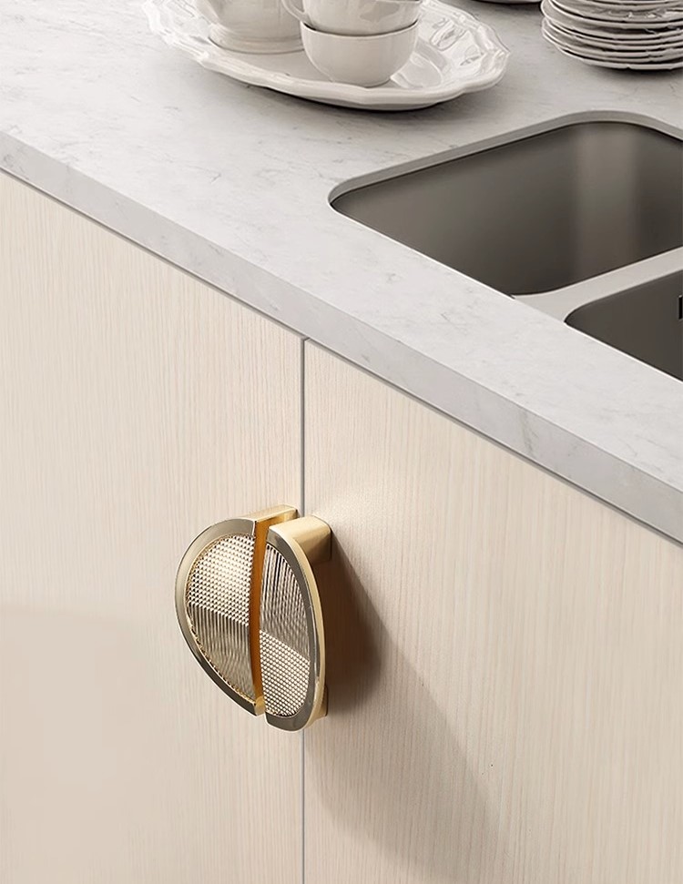 Tay nắm ngăn kéo tủ bán nguyệt hiện đại JZ3197 7
