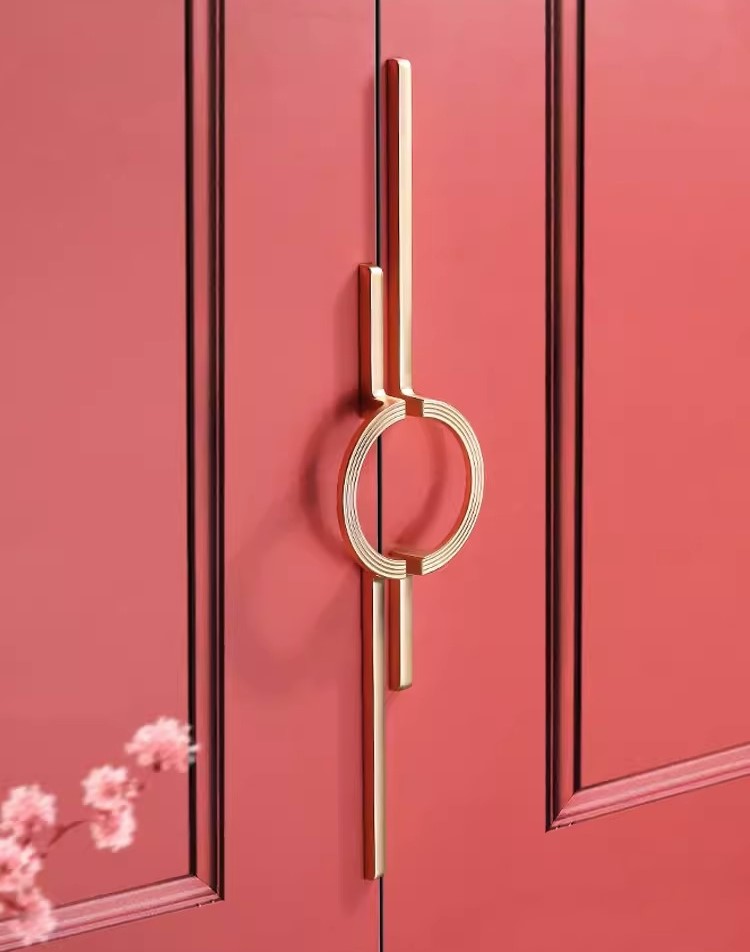 Tay nắm tủ bán nguyệt hợp kim kẽm sang trọng JZF2254