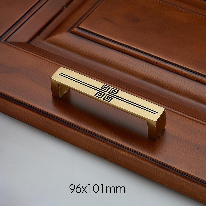 Tay nắm tủ bằng đồng kiểu cổ điển cao cấp OK1005 5