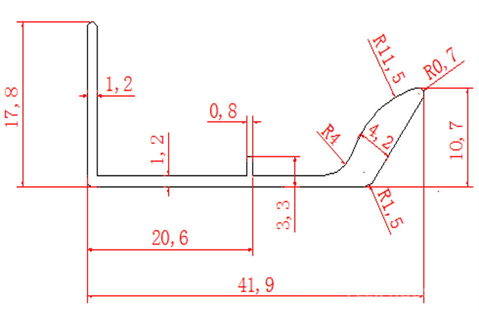 Tay nắm tủ dài hợp kim nhôm hiện đại CH5035 20