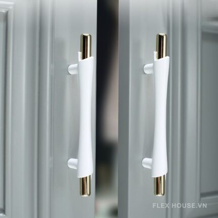 Tay nắm tủ gốm sứ phong cách Châu Âu tối giản WXH6674