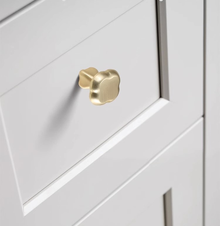 Tay nắm tủ hợp kim kẽm chân đế hoa cách điệu JZ9253 10