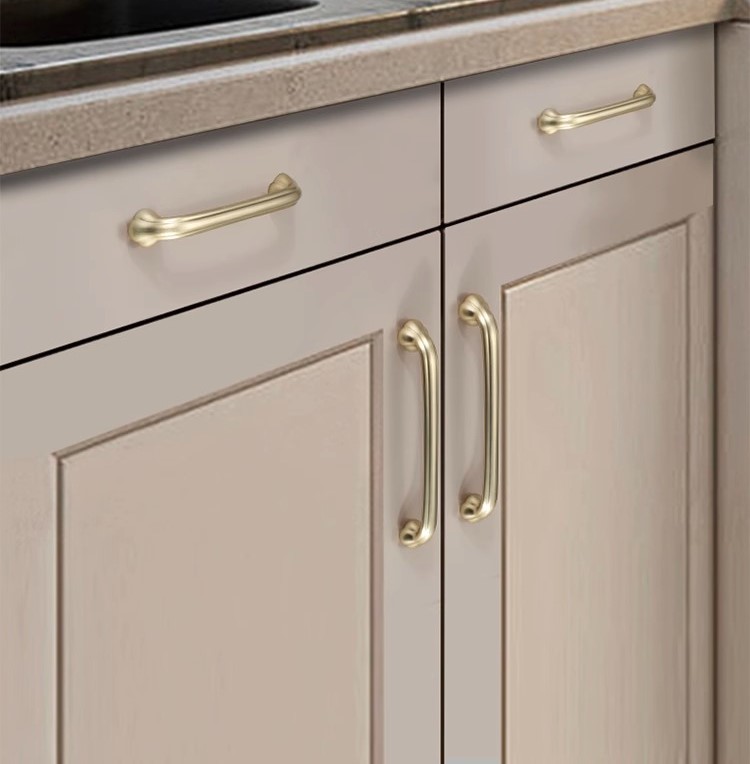 Tay nắm tủ hợp kim kẽm chân đế hoa cách điệu JZ9253 11